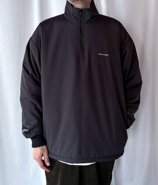 DESCENDANT/SOAK HALF ZIP JACKET PRIMALOFT (BLACK)