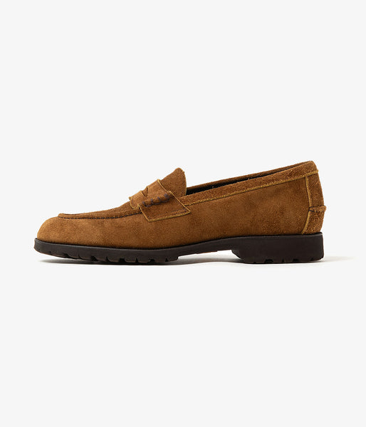 nonnative/REGAL Shoe & Co. × nonnative DWELLER LOAFER&COW LEATHER WITH GORE-TEX (COLA BROWN)