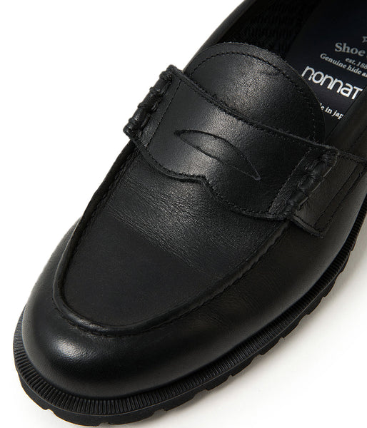 nonnative/REGAL Shoe & Co. × nonnative DWELLER LOAFER&COW LEATHER WITH GORE-TEX (BLACK)