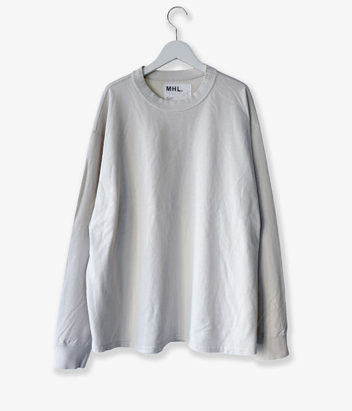 MHL./GARMENT DYED DENSE JERSEY TOP WOMENS (ECRU)