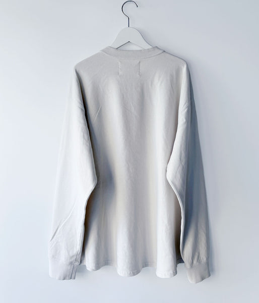 MHL./GARMENT DYED DENSE JERSEY TOP WOMENS (ECRU)