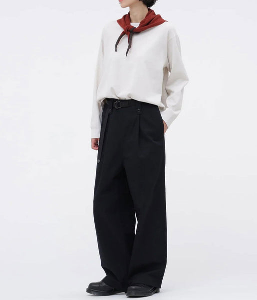 MHL./GARMENT DYED DENSE JERSEY TOP WOMENS (ECRU)