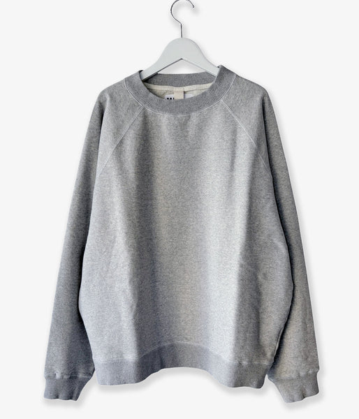 MHL./UPCYCLED LOOPBACK JERSEY TOP (GREY)
