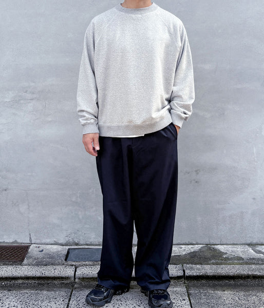 MHL./UPCYCLED LOOPBACK JERSEY TOP (GREY)
