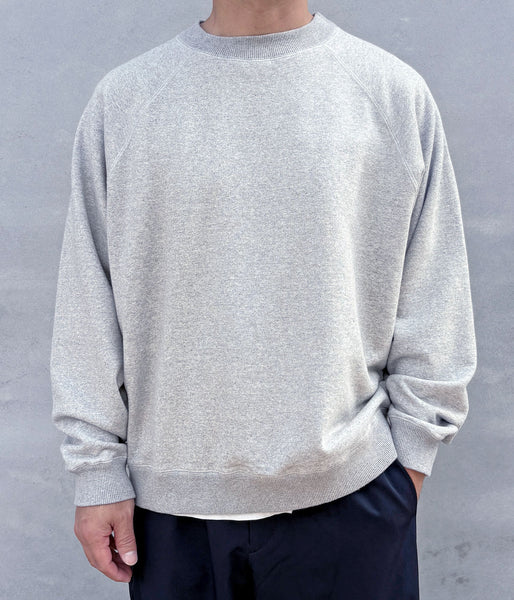 MHL./UPCYCLED LOOPBACK JERSEY TOP (GREY)