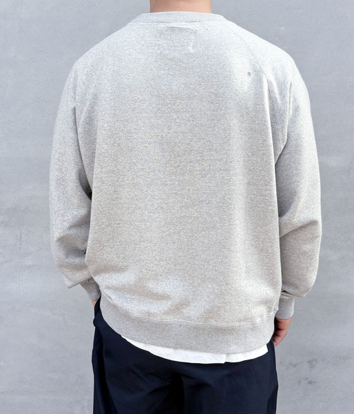 MHL./UPCYCLED LOOPBACK JERSEY TOP (GREY)