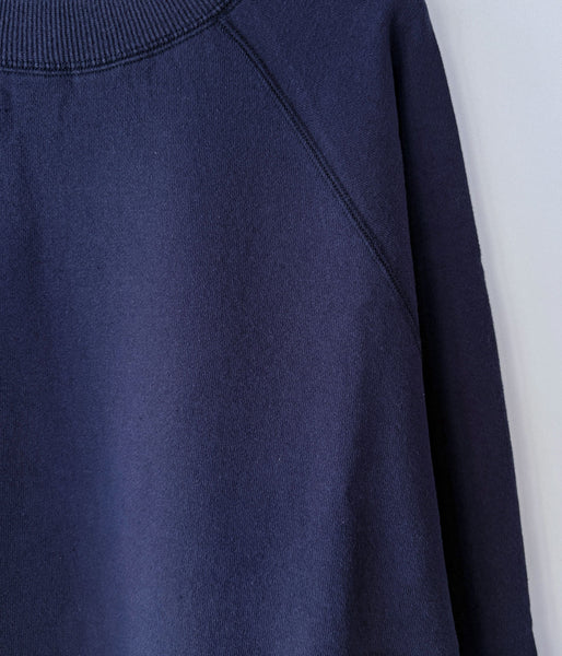 MHL./UPCYCLED LOOPBACK JERSEY TOP (DARK BLUE)