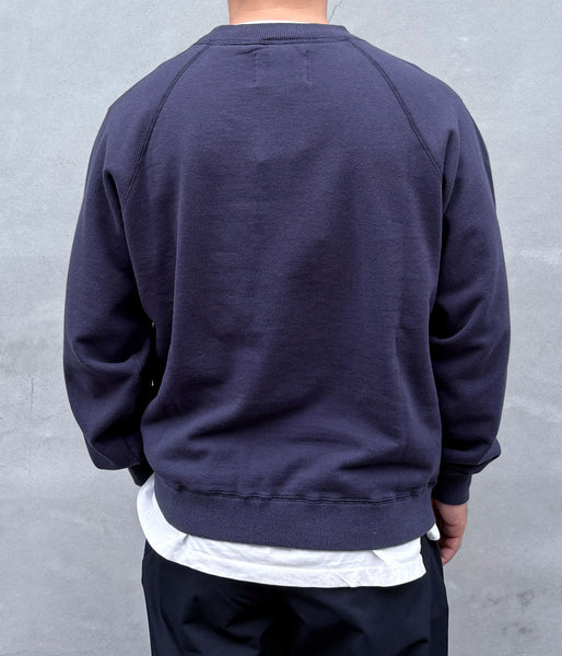 MHL./UPCYCLED LOOPBACK JERSEY TOP (DARK BLUE)