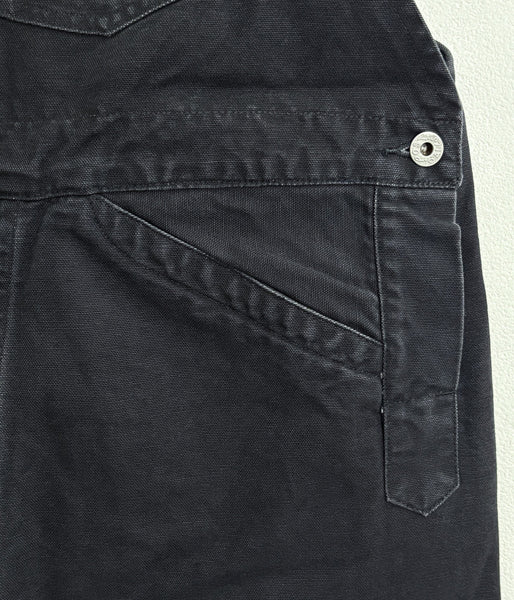 DESCENDANT/1993 DUCK OVERALLS POST O'alls (BLACK)