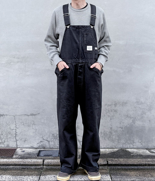 DESCENDANT/1993 DUCK OVERALLS POST O'alls (BLACK)