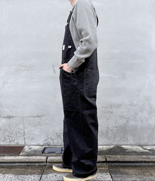 DESCENDANT/1993 DUCK OVERALLS POST O'alls (BLACK)