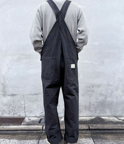 DESCENDANT/1993 DUCK OVERALLS POST O'alls (BLACK)