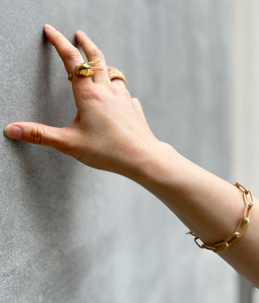 R.ALAGAN/MOONRABBIT RING(GOLD)