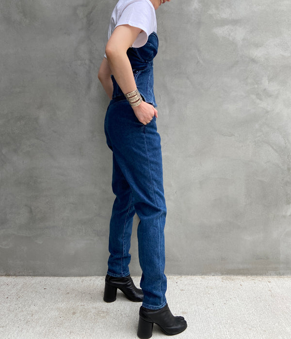 FUMIKA_UCHIDA/STRETCH DENIM BUSTIER(INDIGO)