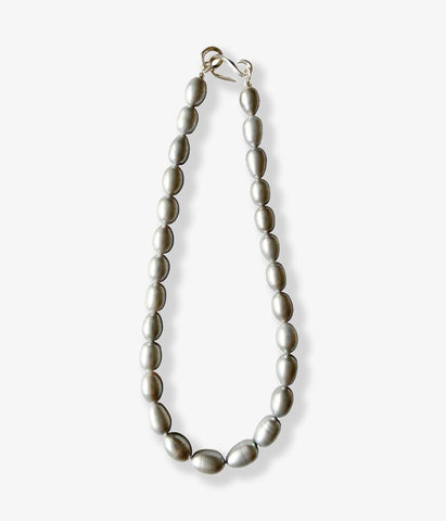 R.ALAGAN/GRAY CLASSIC PEARL NECKLACE