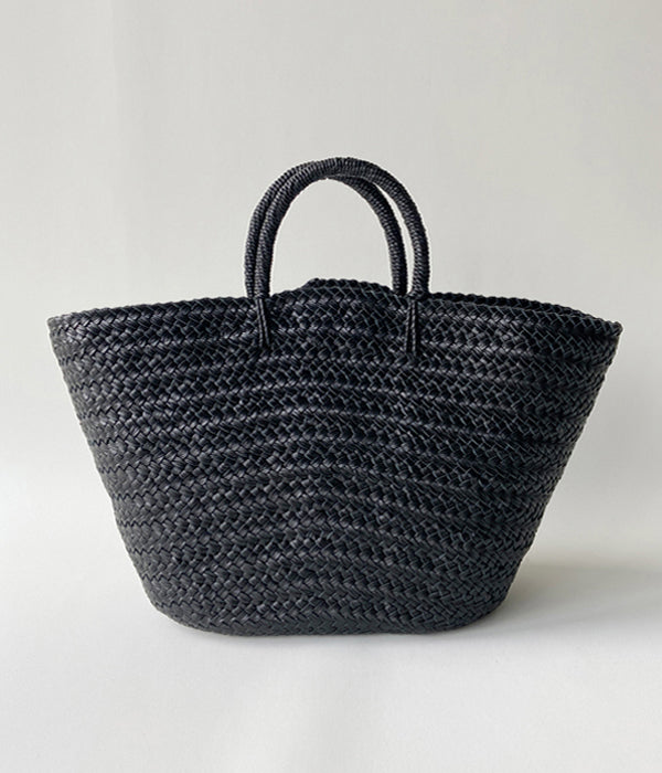 Aeta/OVAL BOTTOM BASKET M(BLACK)