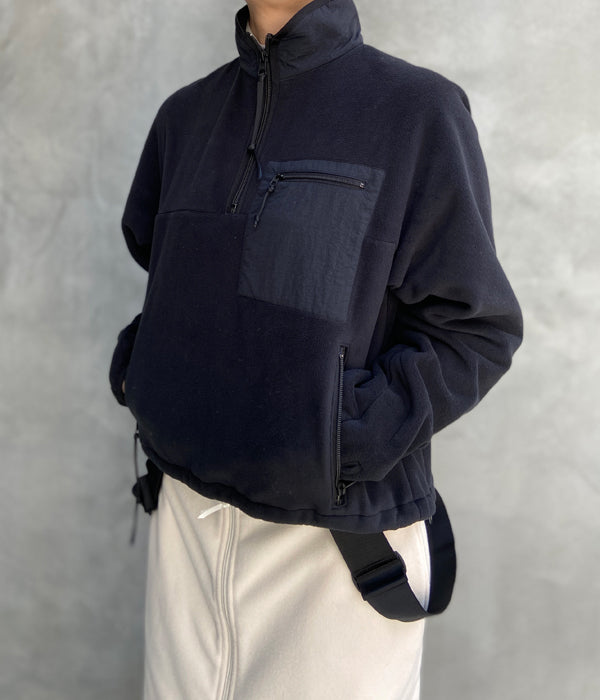 PHEENY/POLARTEC FLEECE PULLOVER(BLACK)