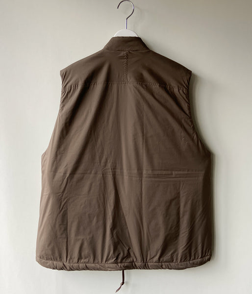 PHEENY/NYLON RIP PADDING VEST(MOCHA)