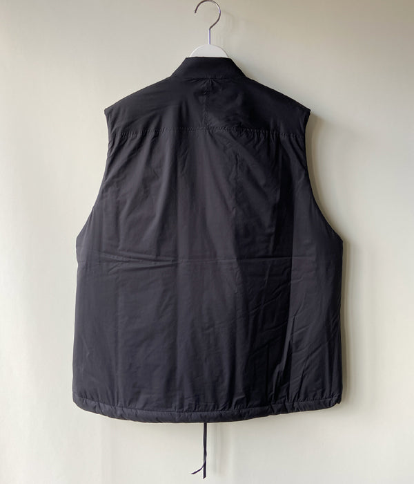 PHEENY/NYLON RIP PADDING VEST(BLACK)