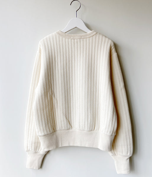 PHEENY/QUILT LIKE JERSEY POLLOVER(IVORY)