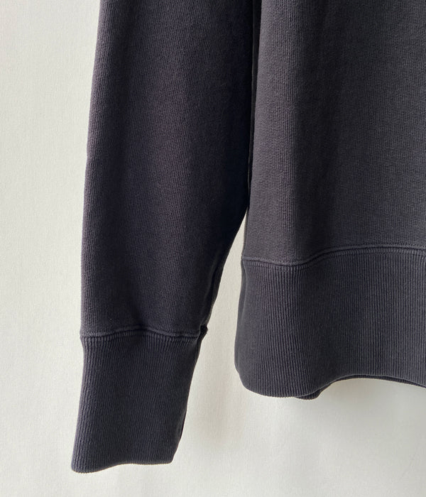 nowos/PRINTED SWEAT SHIRT(BLACK)