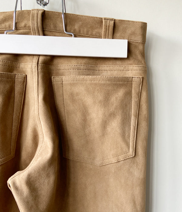 nowos/SUEDE PANTS(BEIGE)