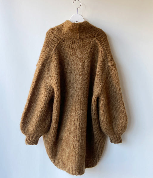nowos/MOHAIR GOWN(BROWN)