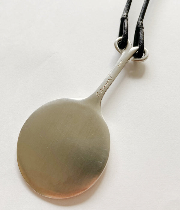 R.ALAGAN/SMALL SHOKA MIRROR NECKLACE(SILVER)