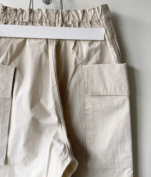 PHEENY/COTTON NYLON DUMP MILITARY PANTS(BEIGE)