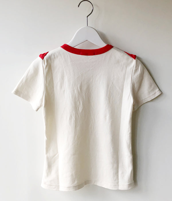トップス FUMIKA UCHIDA TRIMMED DOUBLE-NECK TEE FUMIKA UCHIDA / TRIMMED DOUBLE NECK TEE / OFFWHITE/RED - 601