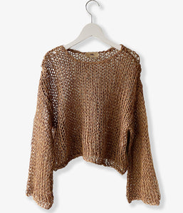 nowos/LOOSE SWEATER(BROWN)