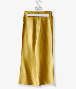 nowos/SILK PANTS(YELLOW)