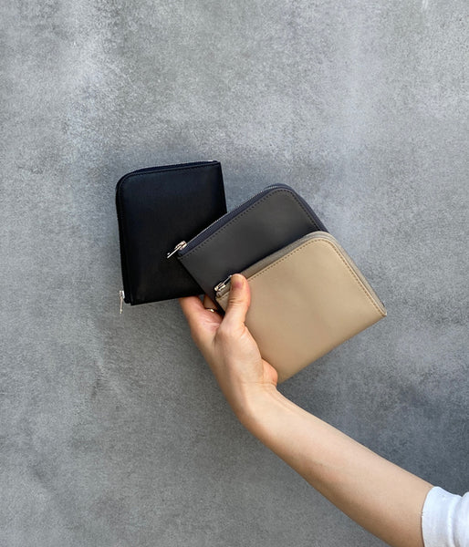 Aeta/L-SHAPED WALLET(BLACK)