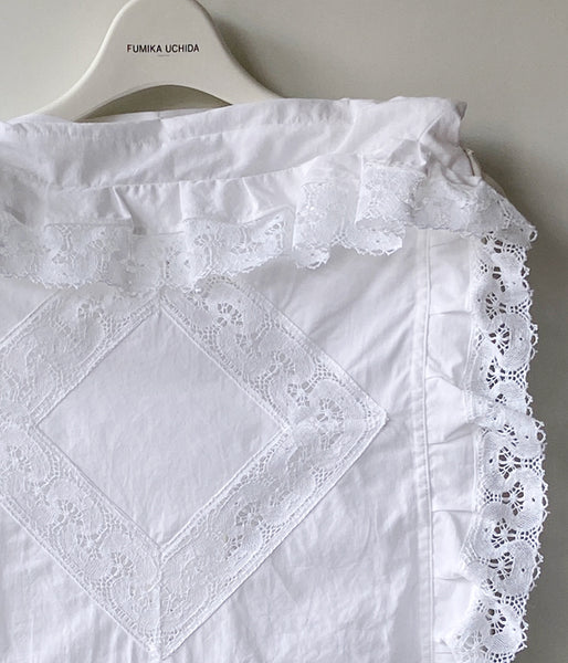 FUMIKA_UCHIDA/LAWN CUSHION TOP_MINIMUM(WHITE)