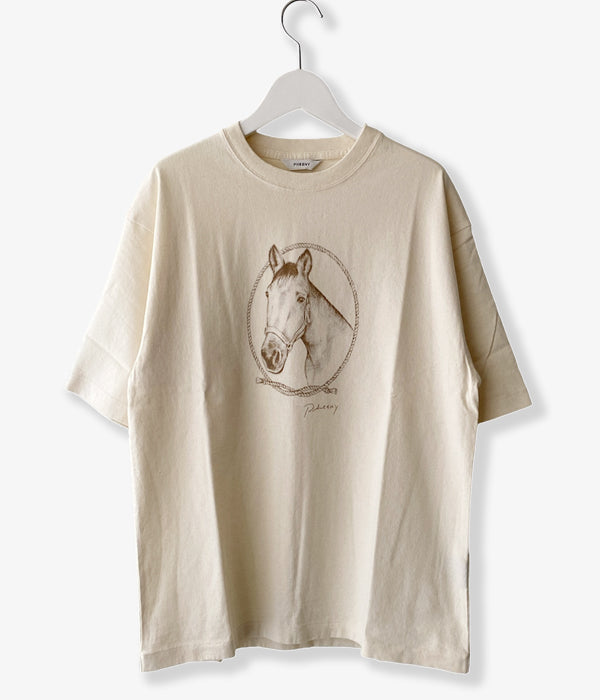 PHEENY/"HORSE" S/S(IVORY)