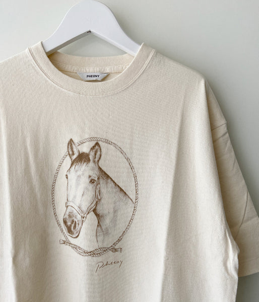 PHEENY/"HORSE" S/S(IVORY)