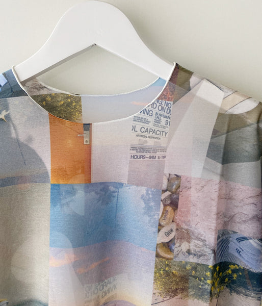 PHEENY/PRINT JERSEY CREW NECK(MULTI)