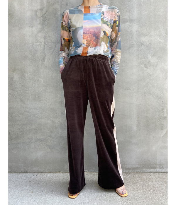 PHEENY プリントクルーネックカットソー PHEENY/PRINT JERSEY CREW NECK(MULTI)