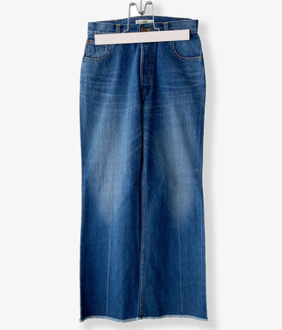 PHEENY/VINTAGE DENIM SEMI FLARED PANTS(INDIGO)