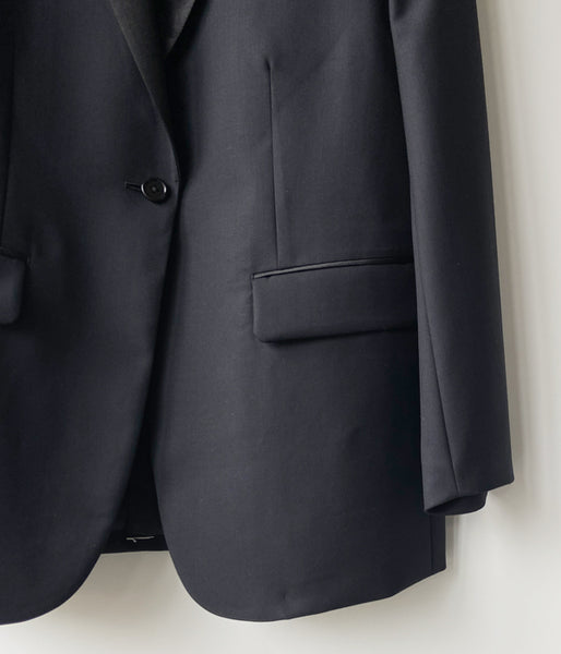 nowos/PEAK LAPEL JACKET(BLACK)