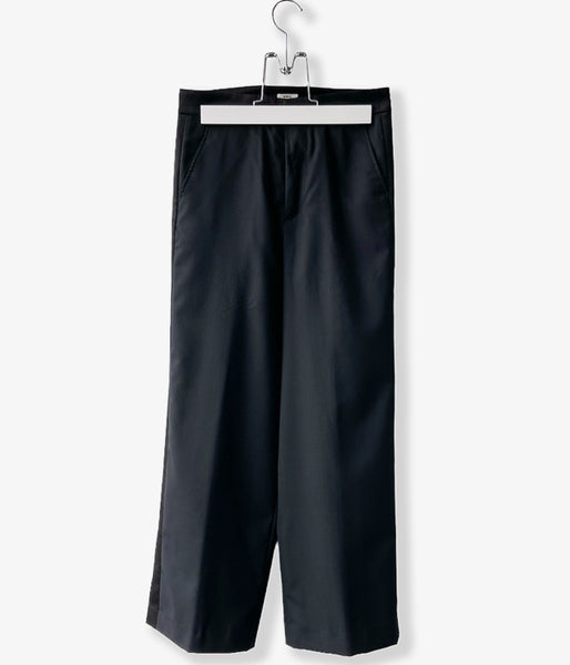 nowos/WOOL PANTS(BLACK)