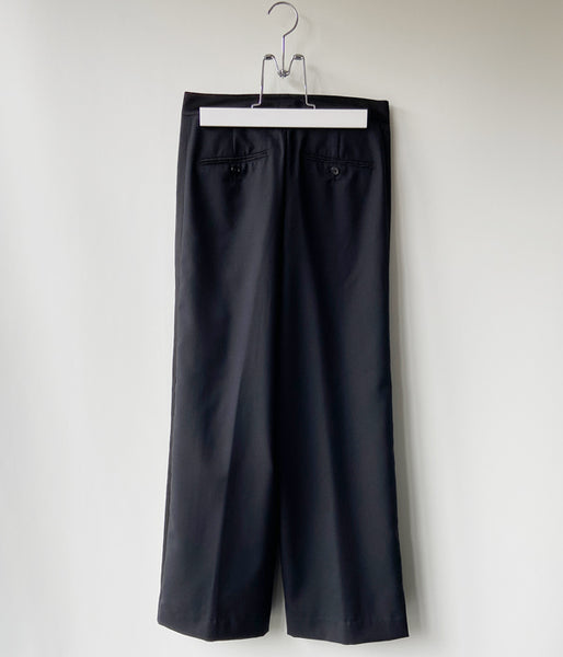 nowos/WOOL PANTS(BLACK)