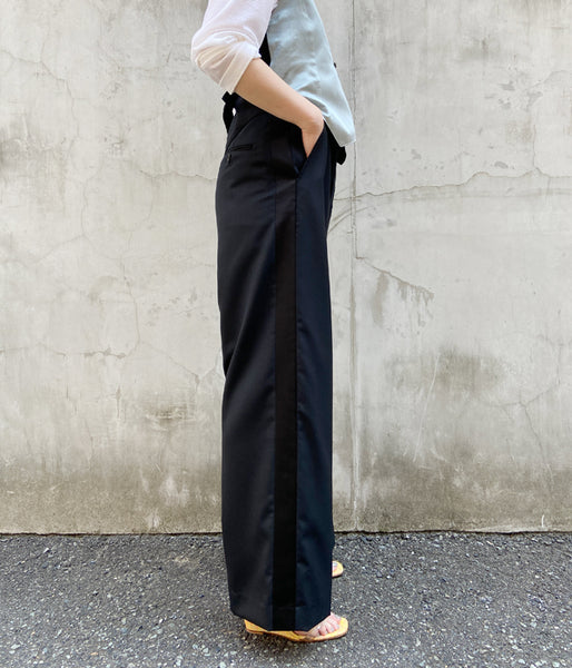 nowos/WOOL PANTS(BLACK)