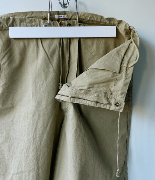 nowos/COTTON PANTS(BEIGE)