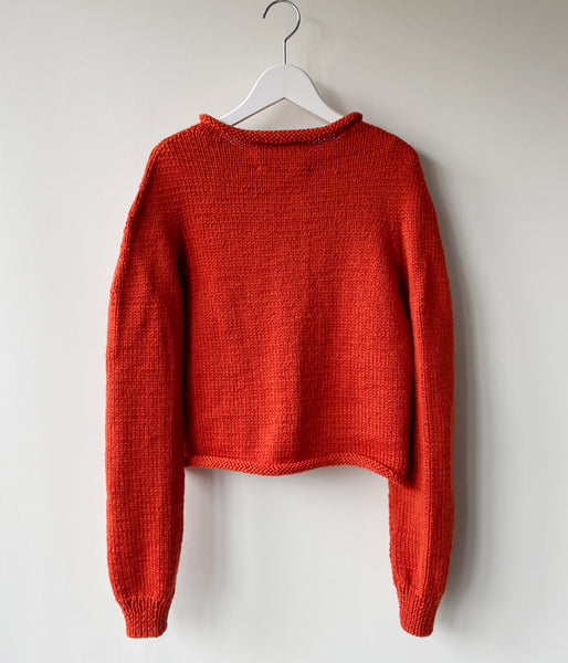 nowos/SHORT CARDIGAN(ORANGE)