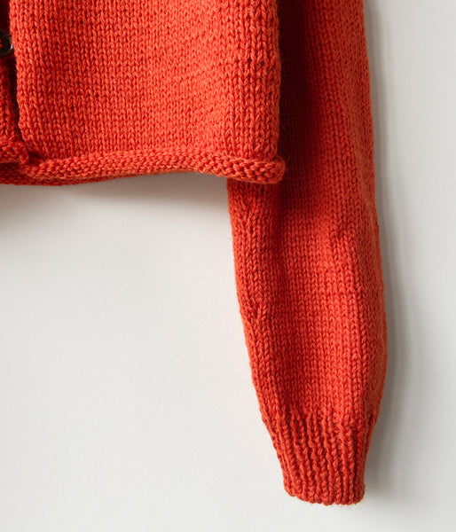 nowos/SHORT CARDIGAN(ORANGE)