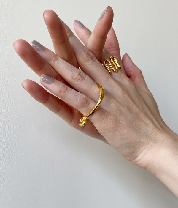 ララガン FIBULA RING ゴールド リング R.ALAGAN/FIBULA RING(GOLD)