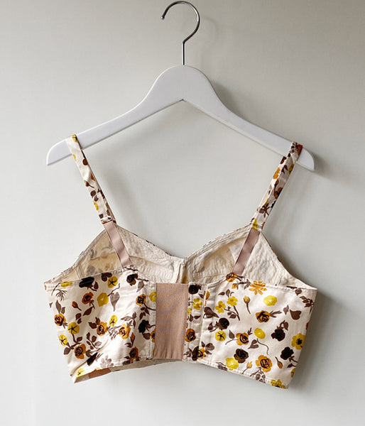 FUMIKA_UCHIDA/FLOWER PRINTED BUSTIER(ECRU)