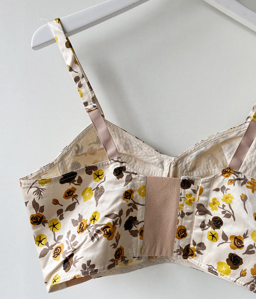 FUMIKA_UCHIDA/FLOWER PRINTED BUSTIER(ECRU)