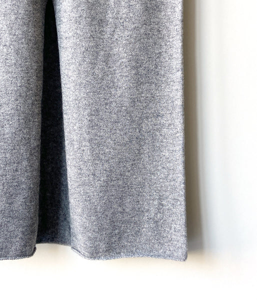 PHEENY/CASHMERE SILK WHOLEGARMENT SKIRT(GRAY)